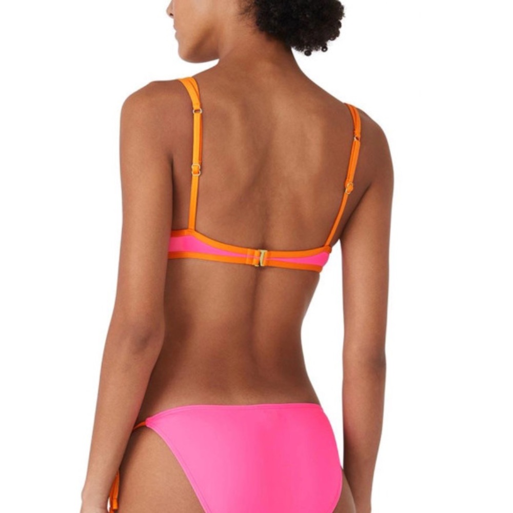 kate spade Radiant Pink Orange 2-Piece Bikini Swimsuit